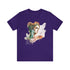 Greecian Goddess in Watercolor - Short Sleeve Tee Team Purple